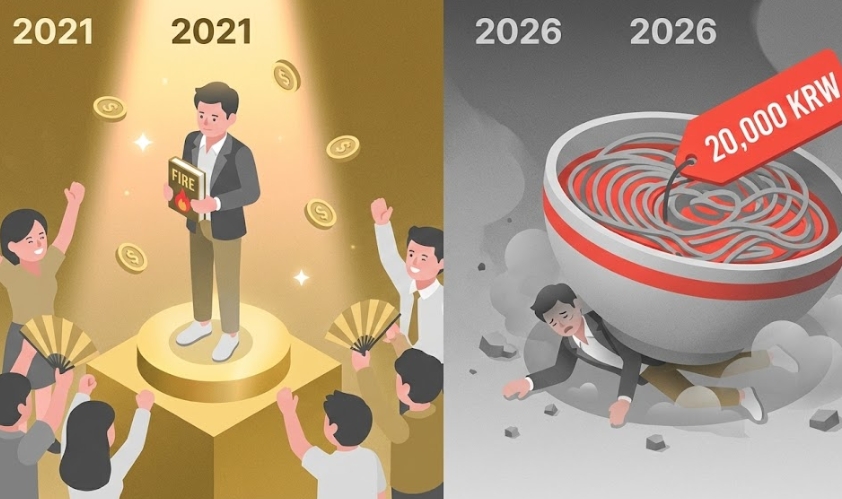 파이어족 실패 현실: 인플레이션과 건보료 폭탄이 부른 조기 은퇴의 종말