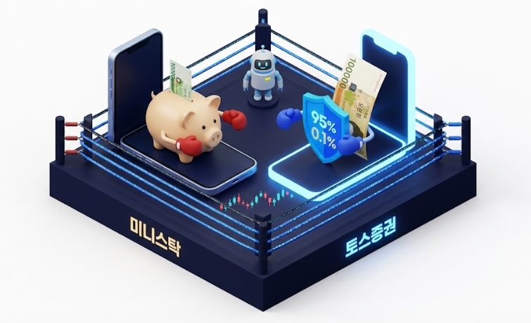 미니스탁 vs 토스증권 소수점 투자 비교: 수수료 무료 구간과 환전 우대율 완벽 정리